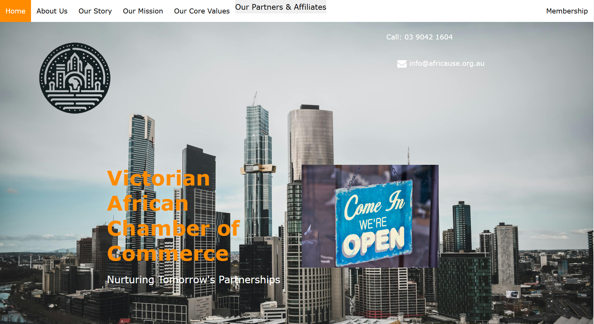 Victorian African Chamber of Commerce Website